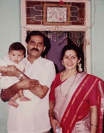 Shardul Thakur Parents Pic