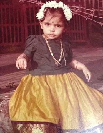 Chinmayi Sripada Childhood Pics