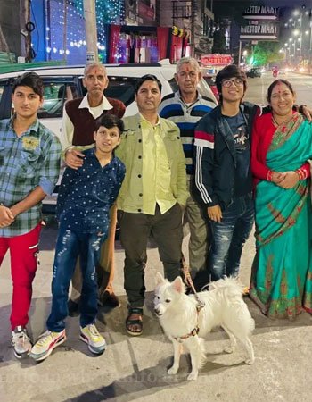 Sourav Joshi Family Pic