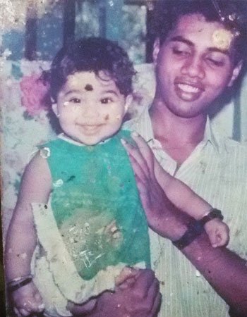 Aishwarya Lekshmi Childhood Pics