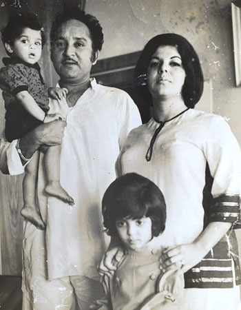 Farah Khan Father and Mother Pic