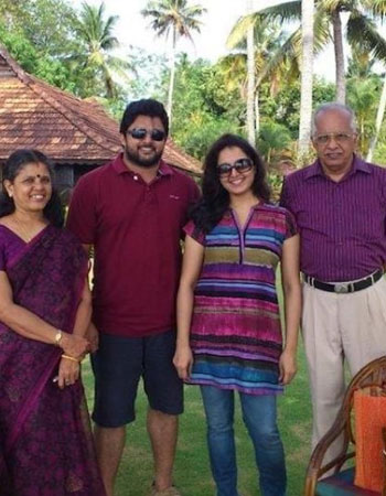 Manju Warrier Family Pics