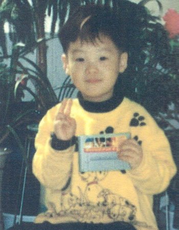 Min Yoongi Childhood Pic