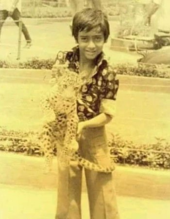Ajay Devgan Childhood Photo