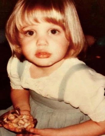 Angelina Jolie Childhood Pic