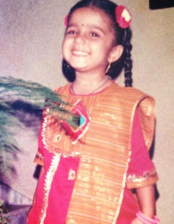 Charmy Kaur Childhood Pic