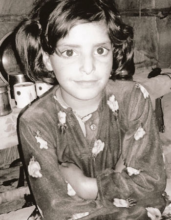 Nikki Galrani Childhood Pic