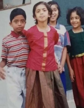 Pranitha Subhash Childhood Pic