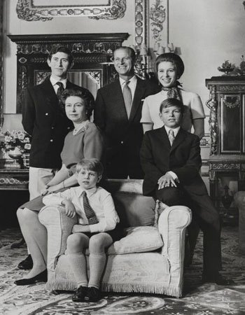 Queen Elizabeth II Family Pic