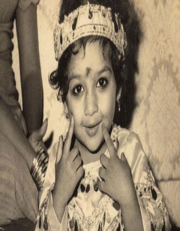 Rupali Ganguly Childhood Pic