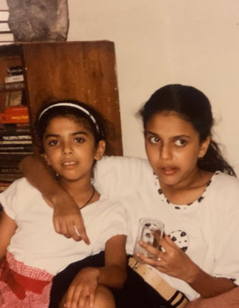 Swara Bhaskar Childhood Pic