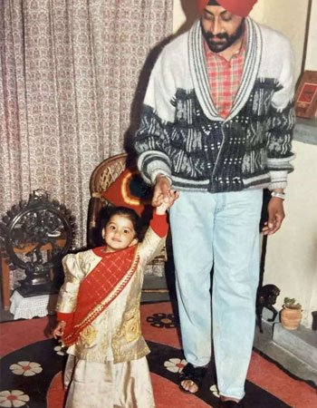 Nimrit Kaur Ahluwalia Childhood Pic