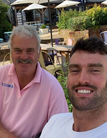 Reece Topley Father Pic