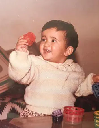 Saba Azad Childhood Pics