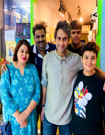 Sudhir Chaudhary Family Pic