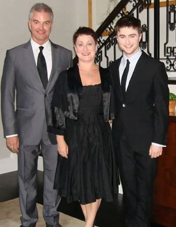 Daniel Radcliffe with his Parents