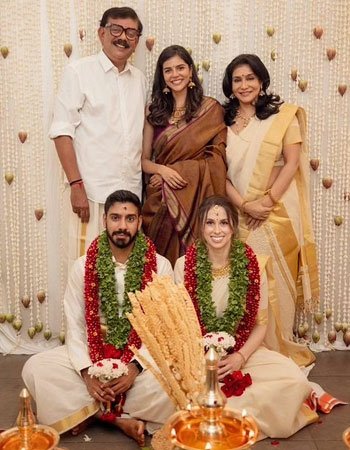 Kalyani Priyadarshan Family Pics