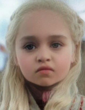 Emilia Clarke Childhood Pics