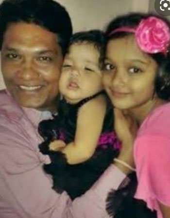 Aditya Srivastava with his Daughter