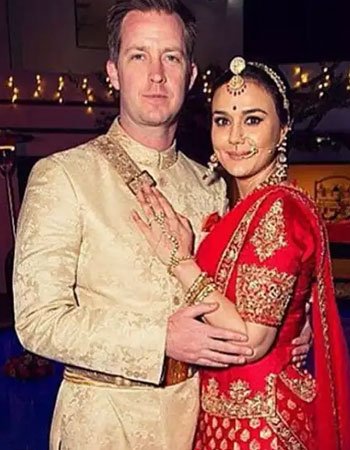 Gene Goodenough with his Wife Preity Zinta