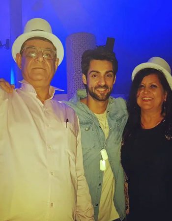 Karan Wahi with his Parents
