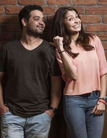 Karnesh Sharma with his Sister Anushka Sharma
