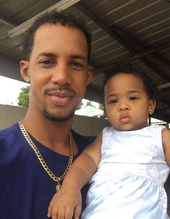 Lendl Simmons with his Daughter Kaylyn Simmons