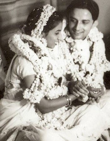 Mrinalini Sarabhai with her Husband Vikram Sarabhai