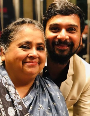 Namit Das with his Mother Yamini Dass
