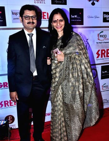 Rohitash Gaud with his Wife