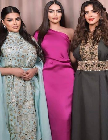 Rumy Alqahtani with her Sisters