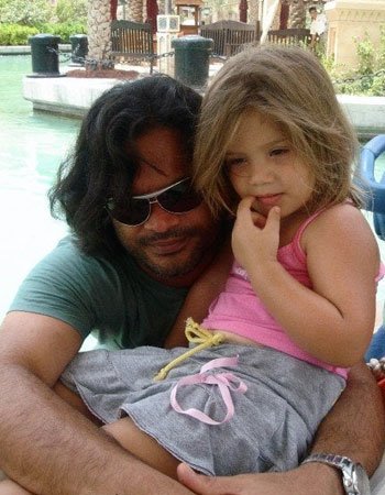 Sam Bombay with his Daughter Tia Bombay