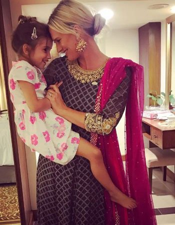 Shaniera Thompson with her Daughter Aiyla