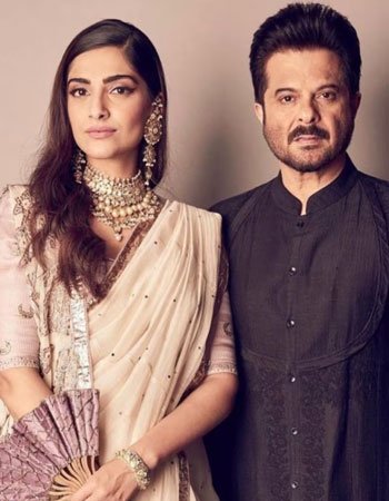Sonam Kapoor with her Father Anil Kapoor