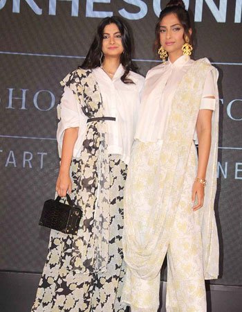 Sonam Kapoor with her Sister Rhea Kapoor