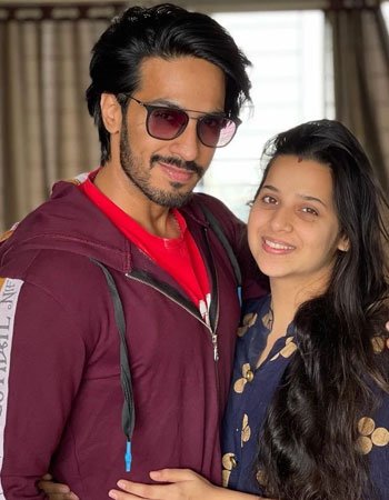 Thakur Anoop Singh with his Sister