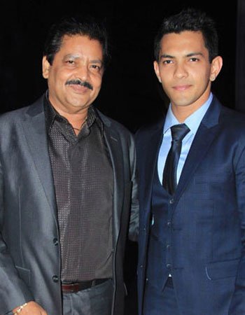 Udit Narayan with his Son Aditya Narayan