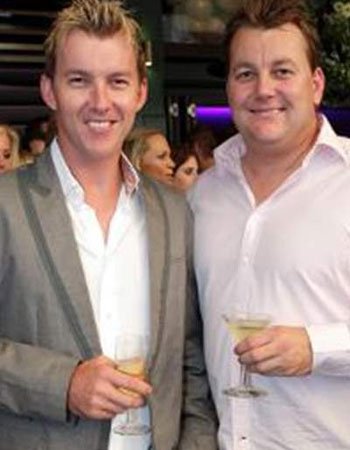 Brett Lee with his Brother Shane Lee