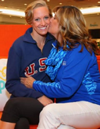 Dana Vollmer with her Mother Cathy Vollmer