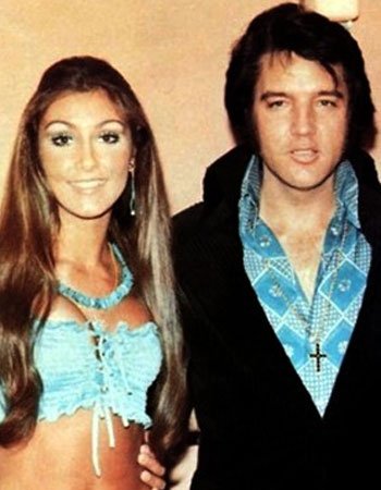 Elvis Presley with his Girlfriend Linda Thompson