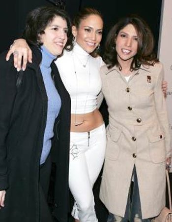 Jennifer Lopez with her Sisters