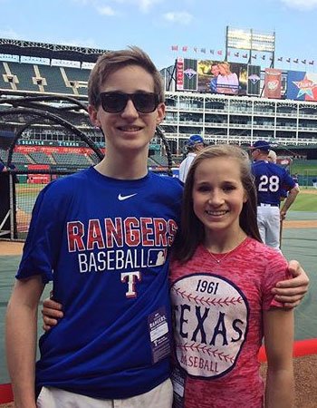 Madison Kocian with her Brother