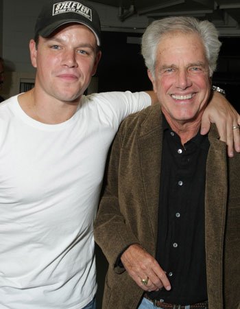 Matt Damon with his father Kent Telfer Damon
