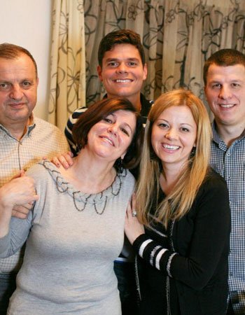 Milos Raonic Family Picture