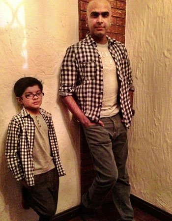 Rajiv Lakshman with his Son Vedaant Lakshman aka Noah