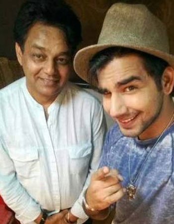 Rishi Dev with his Father Rajesh Sharma