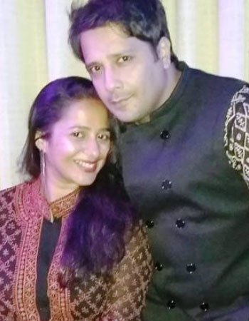 Ritu Seth with her Husband Gautam Seth