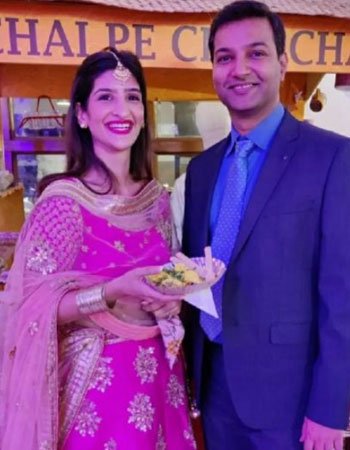 Ritu Singh with her Husband Aby Eapen