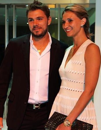 Stanislas Wawrinka wth his Wife Iiham Vuilloud