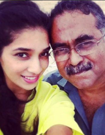 Twinkle Patel with her Father